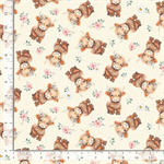 Timeless Treasures - Til The Cows Come Home - Highland Cows & Floral, Multi