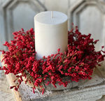 Candle Ring - Lavish Berry 6^, Scarlet