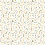 Blank Quilting - Nursery Rhyme Time - Musical Notes, Ivory