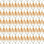 Quilting Treasures - Hippity Hop - Carrot Stripe, White