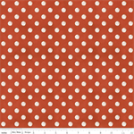 Riley Blake - Coffee Chalk - Polka Dots, Red