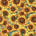 Blank Quilting - Florinda - Sunflowers, Yellow