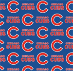 Fabric Traditions - MLB - Chicago Cubs, Red/Blue