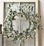Wreath - Snowberry Mistletoe 20^