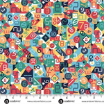 Makower Fabrics - Orbit - Countdown, Multi