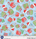 P & B Textiles - Frost & Fable - Gift Toss, Light Blue