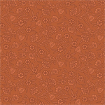 Blank Quilting - Ashton Collection - Floral Stamp, Orange