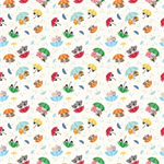 Clothworks - Noah & Friends II - Two By Two, Light Cream
