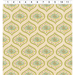 Clothworks - Bohemian Chic - Medallions, Cream