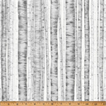 Hoffman California - Berries & Birch - Trees, Fog/Silver