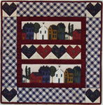 Quilt Kit - Hearts & Homes  - Size: 21^ x 21^