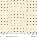 Henry Glass - Buttercream & Brickle Bits - Fancy Fleur de Lis, Cream