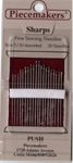 Piecemakers Needles - Sharps - Assorted Sizes 5 - 10