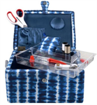 Sewing Basket - Packed With Starter Notions - 8^ x 11.5^ x 6^, Navy