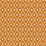 Benartex - Hello Fall - Autumn Ikat, Tangerine