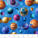 Northcott - Space Odyssey - Planets, Medium Blue