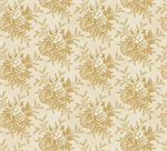 Washington Street Studio - 108^ Historical  Quilt Backs, Floral, Tan