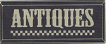 Plaque - Antiques 8X18 (Black)
