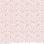 Riley Blake - 108^ Peace on Earth - Red Snowflakes, White