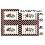 Northcott - Home For Christmas - Placemats (Running Yardage), White
