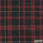 Diamond Textiles - Country Homespuns - Hickory Ridge - Plaid, Black/Red