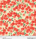P & B Textiles - Tsuru - Ditzy Flowers, Red