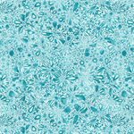 Benartex Traditions - Go With The Flow - Burst, Medium Turquoise