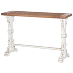 Console Table - Distressed White