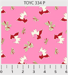 Washington Street Studio - Toy Chest - Bows & Yorkies, Pink