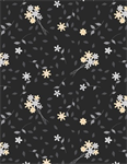 Wilmington Prints - Cottage Reverie - Bouquet Toss, Black