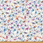Hoffman California - Wings Over Wildflowers - Packed Dragonflies, Natural