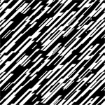 Blank Quilting - Paradox II - White Bias Stripe, Black