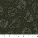 Figo Fabrics - Tranquility - Line Floral, Green