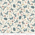 Henry Glass - Norwegian Forest - Woodland Character Toss, Cream