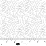 Blank Quilting - Petals & Pewter - Tiny Branches, White