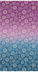 Benartex Artistry - Wishflower - Wishflower Ombre, Purple/Blue
