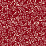 Henry Glass - Nordic Holiday - Floral Vines, Red/Cream