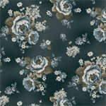 Marcus Fabrics - Moon Washed - Floral, Navy
