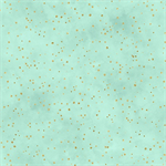 Wilmington Prints - Peony Blossoms - Glitter Dots, Teal