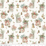 Riley Blake - Holiday Spirit - Main Print, Cream