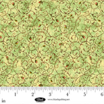 Blank Quilting - Enchanted Canopy - Scroll with Rosebuds, Light Green