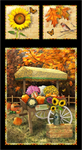 Henry Glass - Autumn Splendor - 24^ Panel, Black