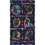 Robert Kaufman - Galaxy Cats - 24^ Cats Panel, Celestial