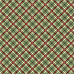 P & B Textiles - Winter Song - Layered Gingham, Green