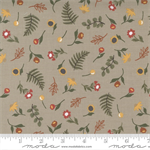 Moda - Flower Pot - Scattered Floral, Taupe