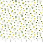 Northcott - Counting Sheep - Flower Toss, White