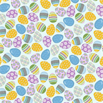 Studio E - Happy Spring - Tossed Easter Eggs, Multi