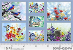 P & B Textiles - Song Birds - 26^ Panel, Multi