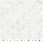 Northcott - Altitude - Pine Branches, Off White/Blue