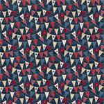 Northcott - American Heartland - Bunting, Navy
